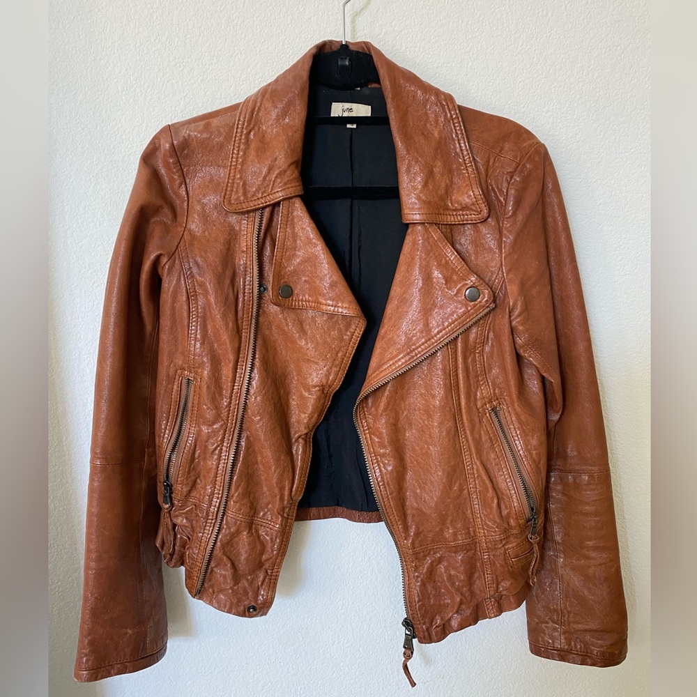 Leather jacket